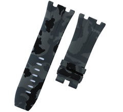 Graphite Camouflage Rubber Audemars Piguet 44mm Strap